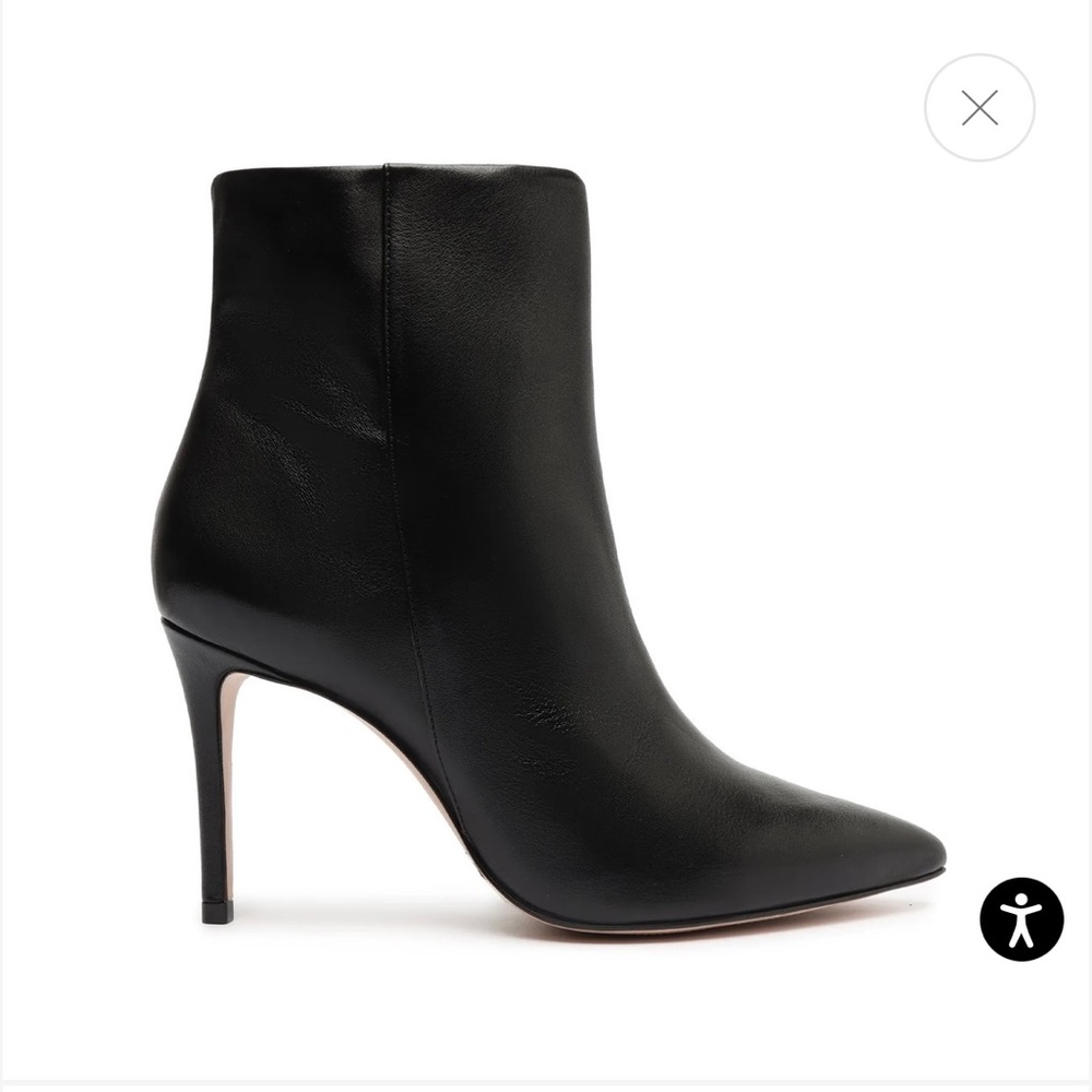 Schutz Mikki Leather Bootie - black